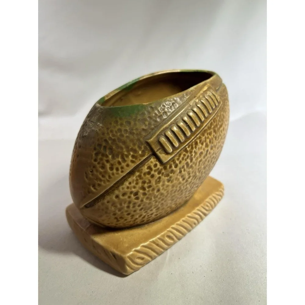 Vintage Rubens Original Football Planter Japan Los Angeles Game Collectible
